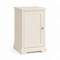 Credenza a 1 anta avorio in MDF rettangolare 50 x 40 x 85 cm